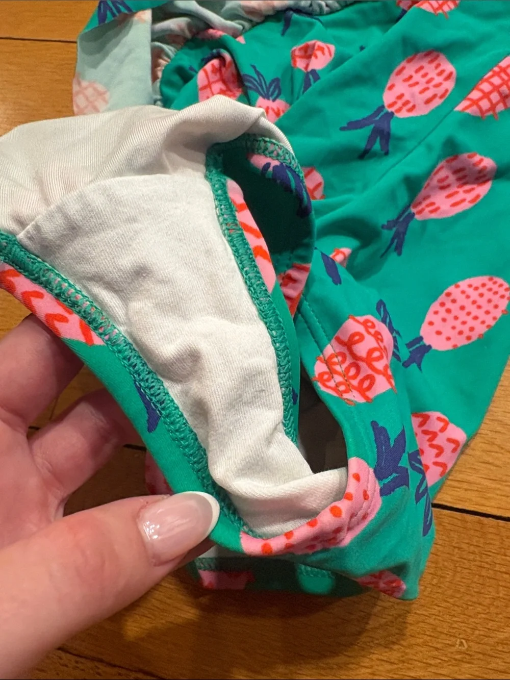 Hanna AnderssonOne-Piece Swimsuit with Pink Pineapple Print